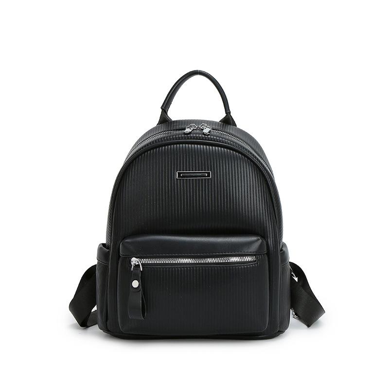 Women's New Multifunctional Backpack, Casual Backpack, Lightweight Travel Backpack, Solid Color Simple Commuting Bag