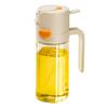 Oil Spray Bottle Dispenser, 2-in-1 Glass Material Kitchen Cooking Oil Sprayer, Refillable Cooking Spray Bottle with Tipper, Food Grade Spray