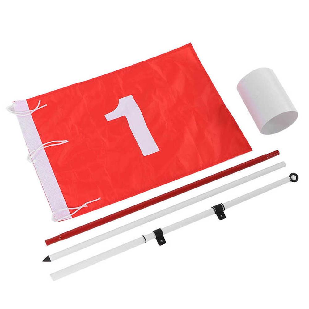 3 Section Golf Training Golf Hole Pole Cup Putting Green Flagstick Golf Cup Holder Golf Flagstick