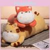 Cartoon Animal Long Hugging Pillow With Husky Cat Bunny And Fox Childrens Day