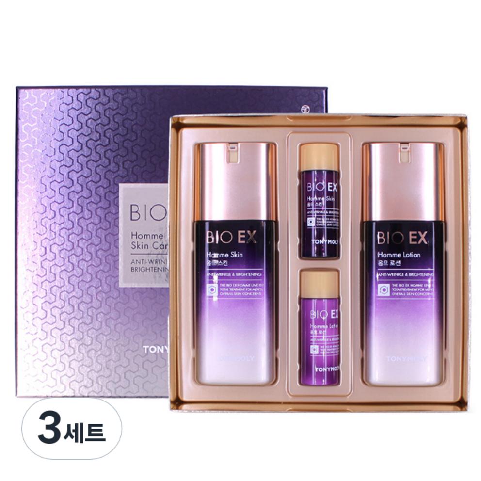 TONYMOLY BIO EX Homme Skincare 2-Piece Set, 3 Sets