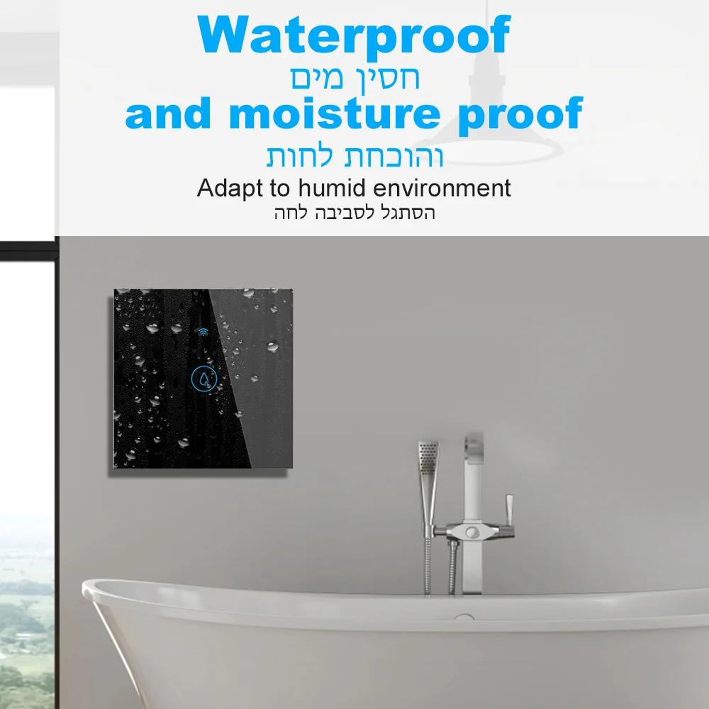 40A Tuya Smart Home WiFi Water Heater Air Conditioner Touch Button Wall Switch App Remote Control Voice Timing Via Alexa Google