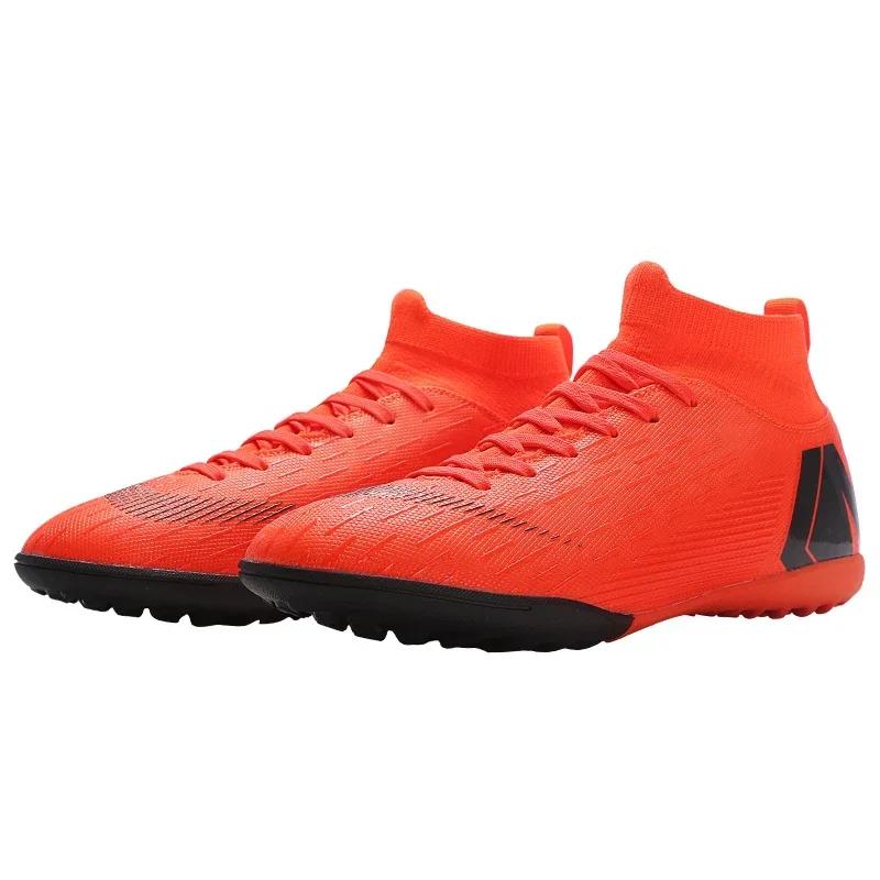 New Soccer Shoes Men Anti-slip Outdoor Grass Training Breathable Football Boots Wear-resistant Lightweight Sports Shoes Men