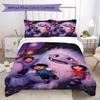 Abominable and the Invisible City Pattern Bedding,Quilt Set Quilt Cover Pillowcase Home Birthday Gift (1*duvet cover+2*pillowcase,without core)NSJT092