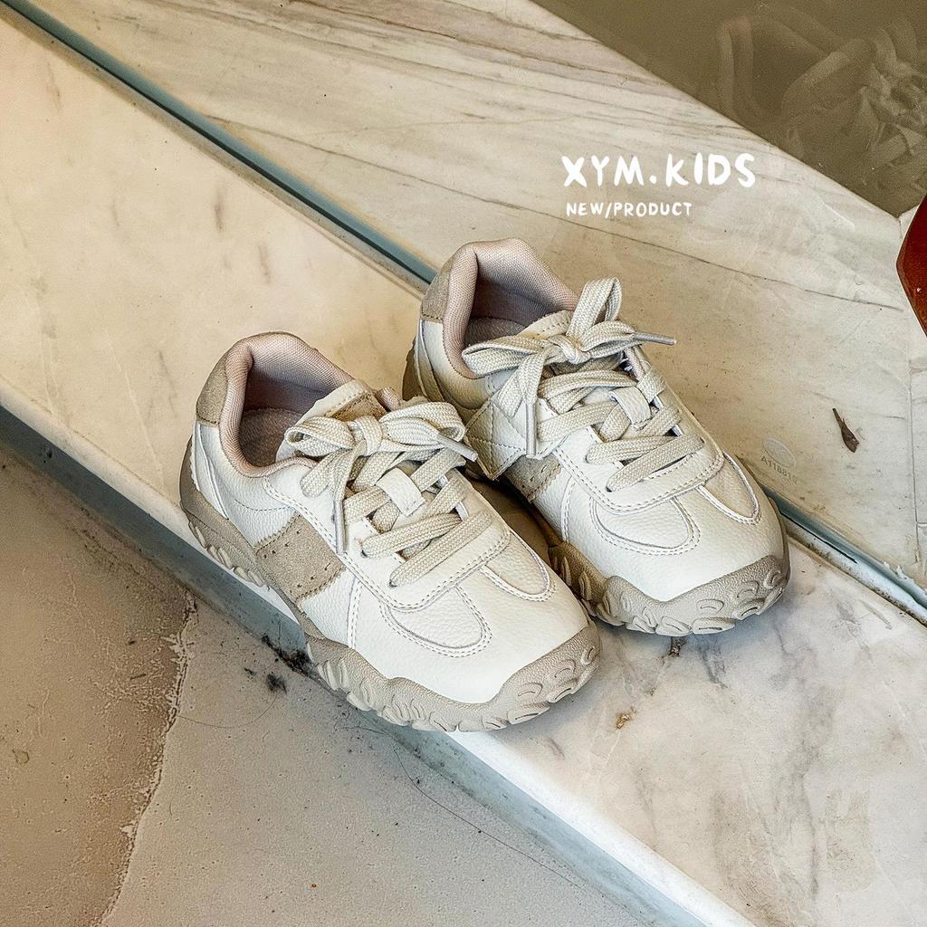 Wiosna 2026 Modne Wszechstronne Antypoślizgowe Niemieckie Buty Treningowe dla Dzieci - Unisex Prawdziwa Skóra Codzienne Sportowe Trampki