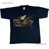 Vintage Bawełniany T-shirt z Łosiem Męski Rozmiar Duży Greg Murray 2001 Atlas Printing vintage Spierany streetwear