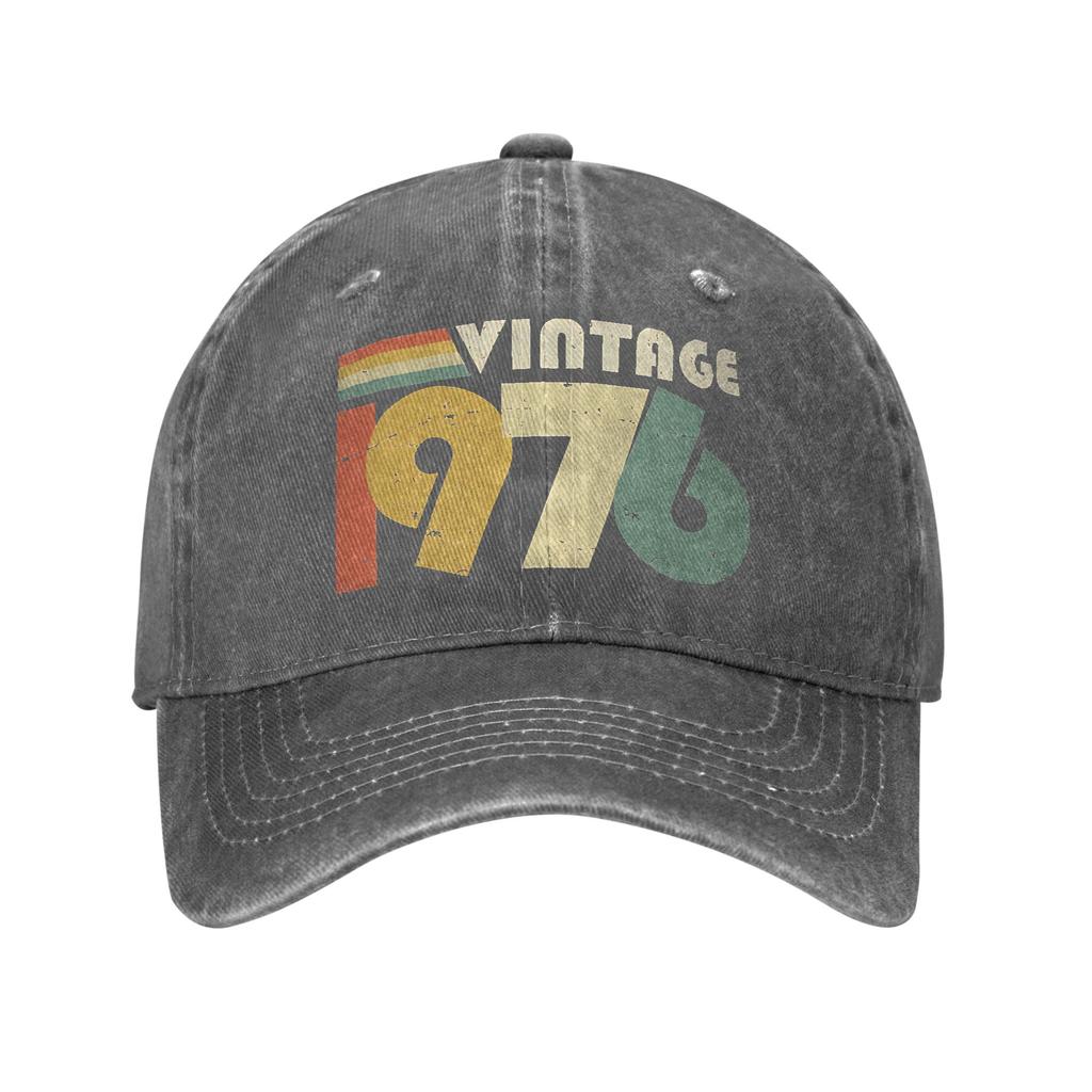 Washed Baseball Cap Vintage Th Birthday Gift Aged Years Old Summer Hip Hop Hats for Men Adult Funny Sun Baseball Caps