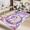 1PC Unicorn Flowers Non-Slip Floor Carpet Compatible for Office&Living Room&Bedroom&Dining room -  Soft & Pattern, Vibrant Colors-H0337