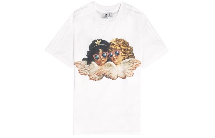 Adidas Originals Set in Sleeve T Shirt Women s White FL4139 38