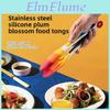 Silicone Food Tongs With Nonslip Grip For Grilling And Baking