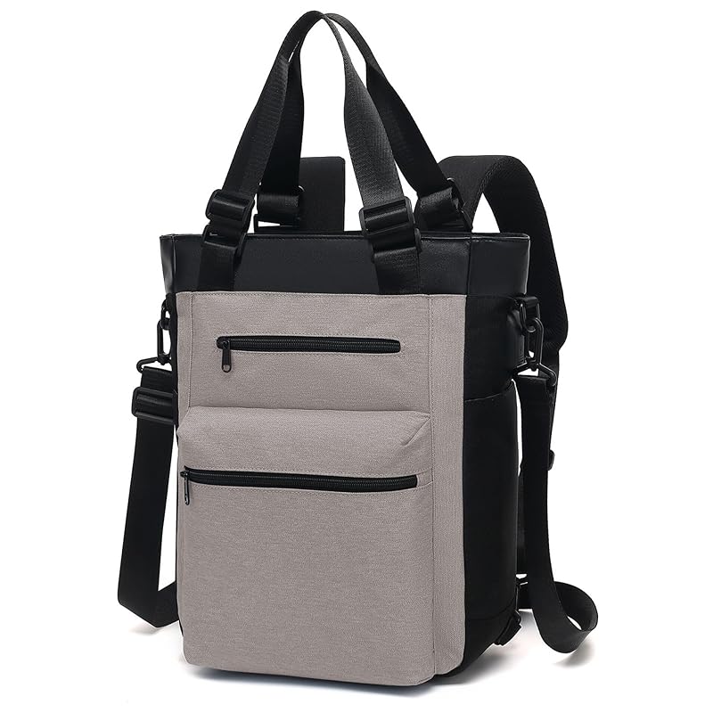 

[HIKKER-LINK] tote backpack ladies large capacity rucksack handbag Durable commute travel bag carry on beach bag workman bag tote bag 4WAY sub bag