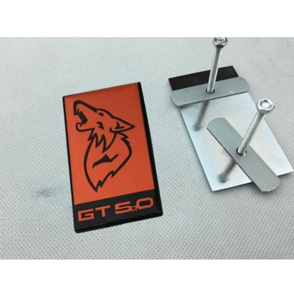 Car front Grille Badge Fender Side Rear Trunk Tailgate Wolf Badge Sticker Emblem Decal