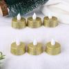 Powered with Glitter Diwali Candles Mini Flameless Candles Home Decor Tea Lights Candle LED Lamp