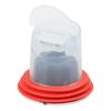 White Plastic Drain Cover 6 7 3cm for Sewer Block and Debris Filtration