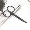 Portable Eyebrow Trimmer Scissors Stainless Steel Hair Removal Makeup Tool