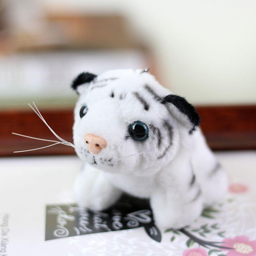 Cartoon Doll Chinese Zodiac Tiger Tiger Plush Keychain Stuffed Toys Plush Pendant Car Plush Keyring