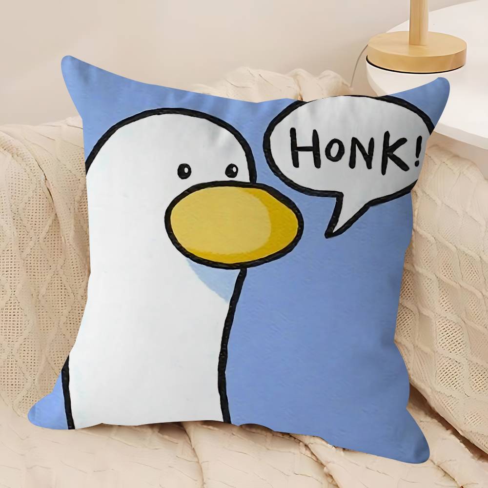 H-Honk Honk Pillow Gift Home Office Decoration Bedroom Sofa Car Cushion Cover Case 45x45