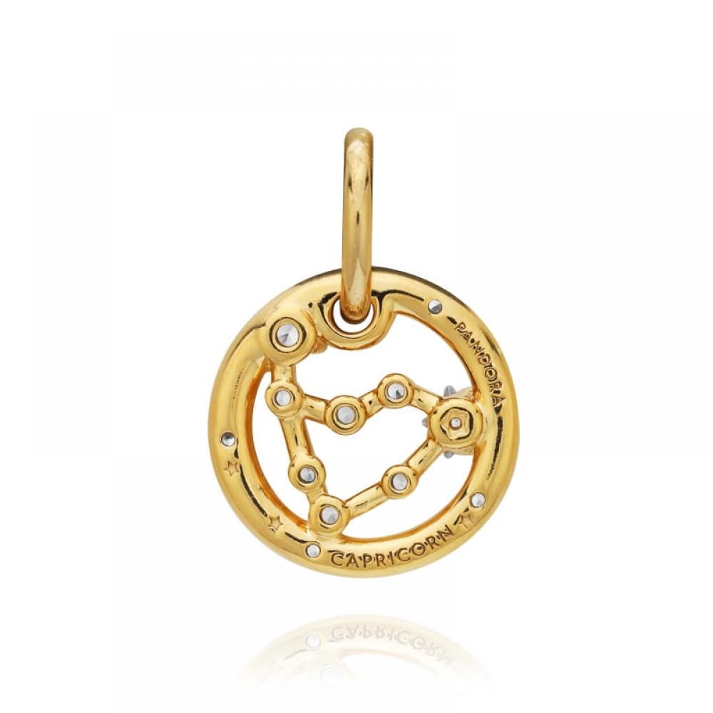 Pandora 762720c01 Capricorn Zodiac Pendant   Dangle Charm