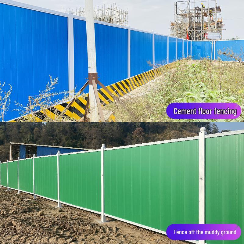 Temporary PVC Construction Site Guardrail and Protective Fence