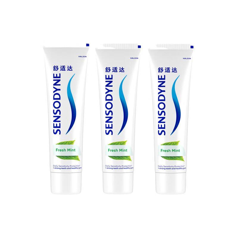 Sensodyne Fresh Mint Sensitive Toothpaste 100g (3-Pack)
