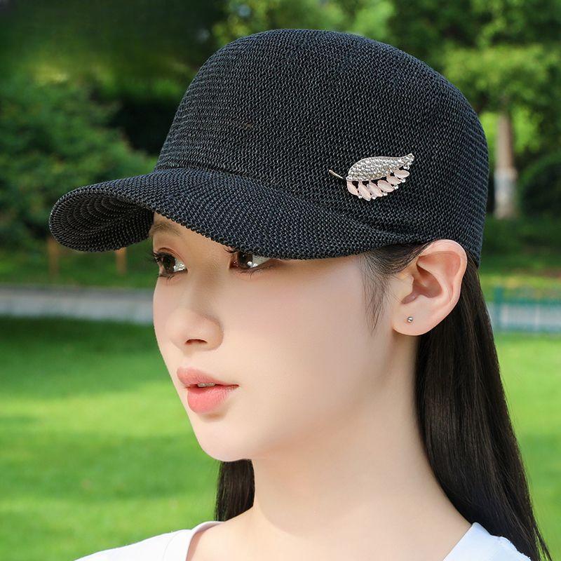 Pălărie Pălărie de soare de vară de vară Pălărie de soare pentru femei Şapcă de baseball la modă Şapcă din plasă respirabilă