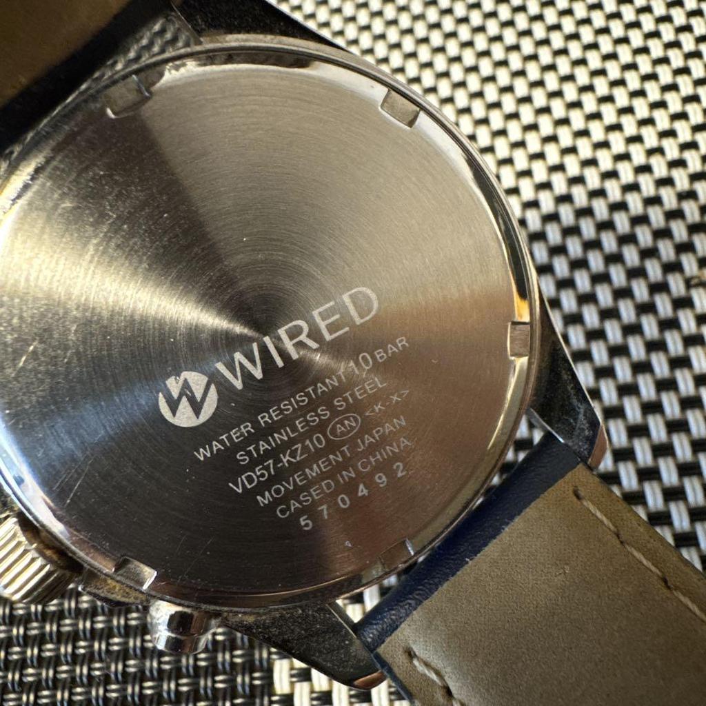 [USED] SEIKO WIRED VD57-KZ10 Chronograph Wristwatch with Box and Manual