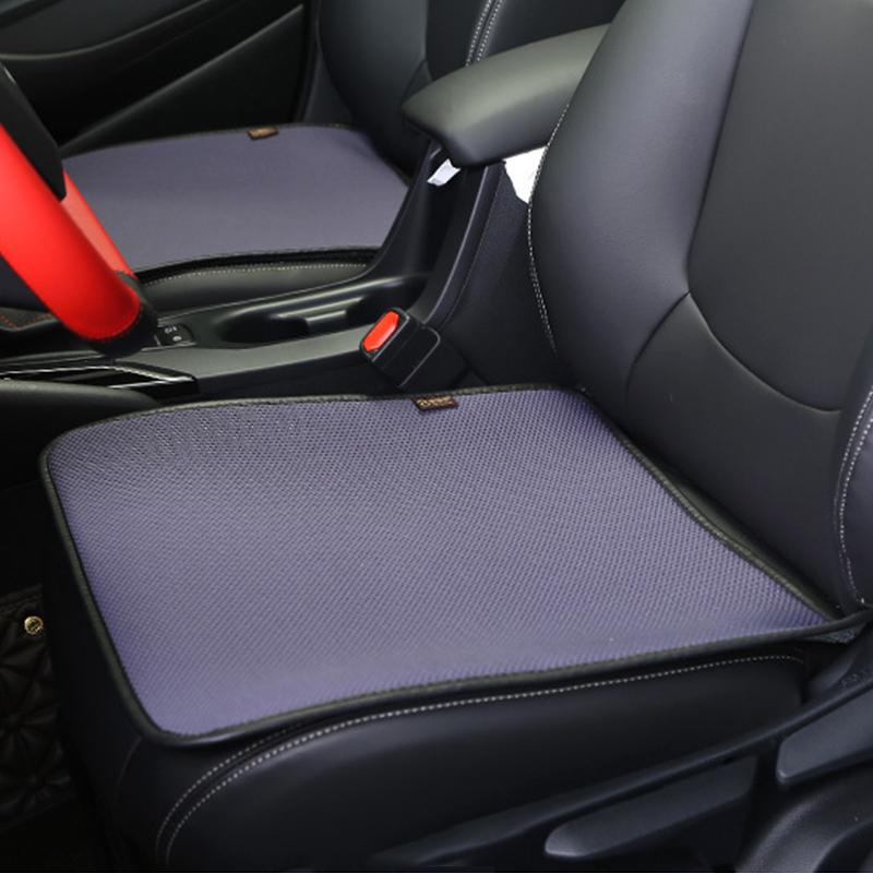 Summer Car Seat Cushion Ice Silk Cool Auto Single Piece Front Seat Protector Mat Driver Breathable Seat Cover Pad Car Accessorie