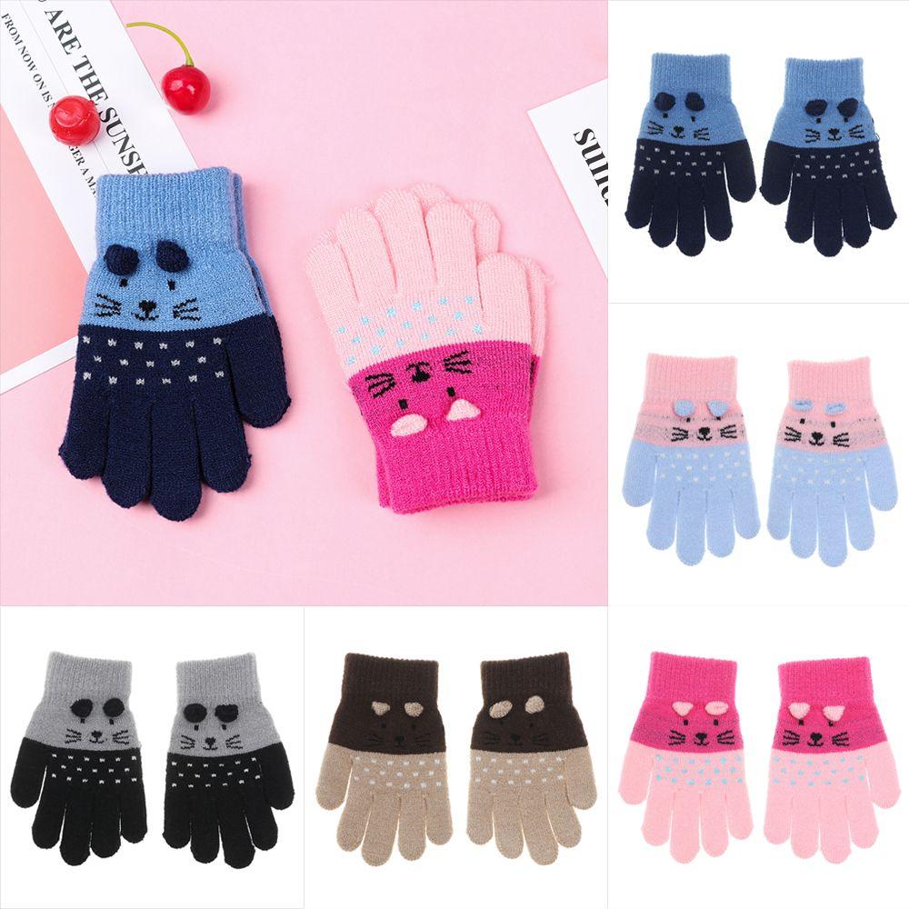 Kjøp 03 Years Old Lovely Keep Finger Warm Baby Kids Kids Gloves