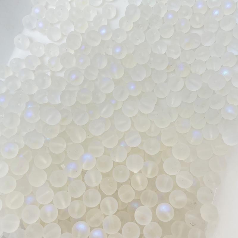 8mm Imitation Jade Glass Beads for DIY Jewelry Making, Straight Hole, Trendy Style, Loose Beads, Accessories.