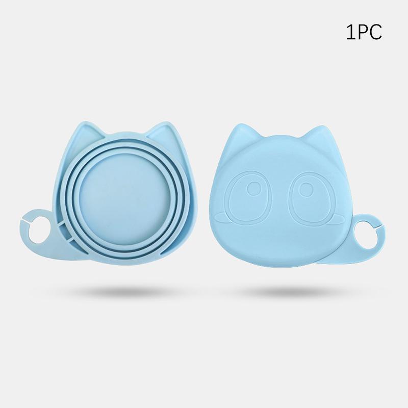 Multifunctional Pet Canned Spoon Can Opener Puppy Feeding Mixing Wet Dry Scoop Reusable Sealing Cover Food Storage Accessory