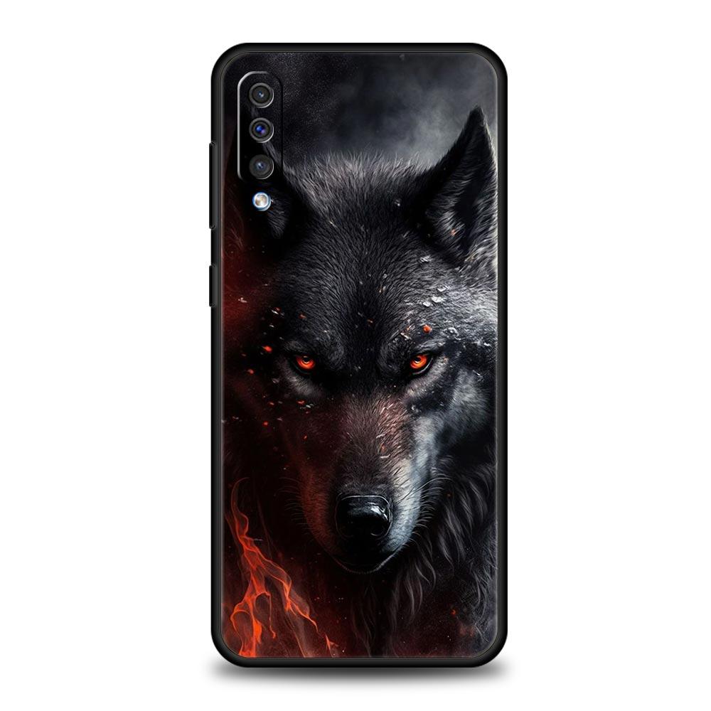 The Wolf Phone Case For Samsung A54 A52 A24 A14 A50 A72 A70 A10 A30 A40 A20S A20E A02S A12 A22 A34 A42 A32 5G A04s Cover
