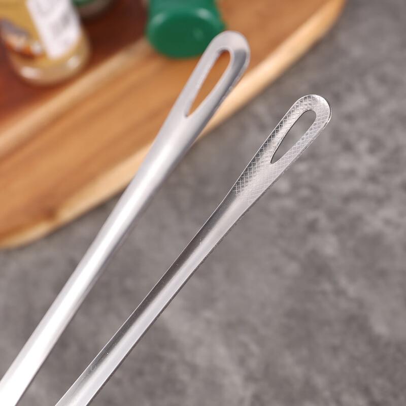 Stainless Steel Anti-Scald Korean BBQ Food Tongs