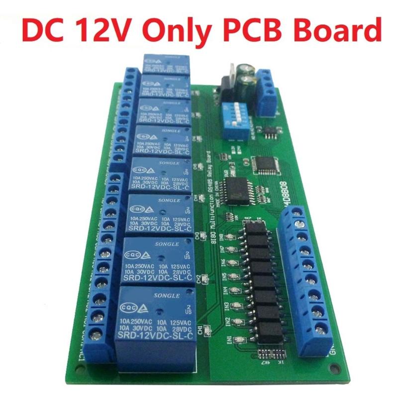 Multifunction RS485 Relays interfaces with 8 Channel Advanced 8 Port RS485 Relays Controllers for Integrated Circuit Control