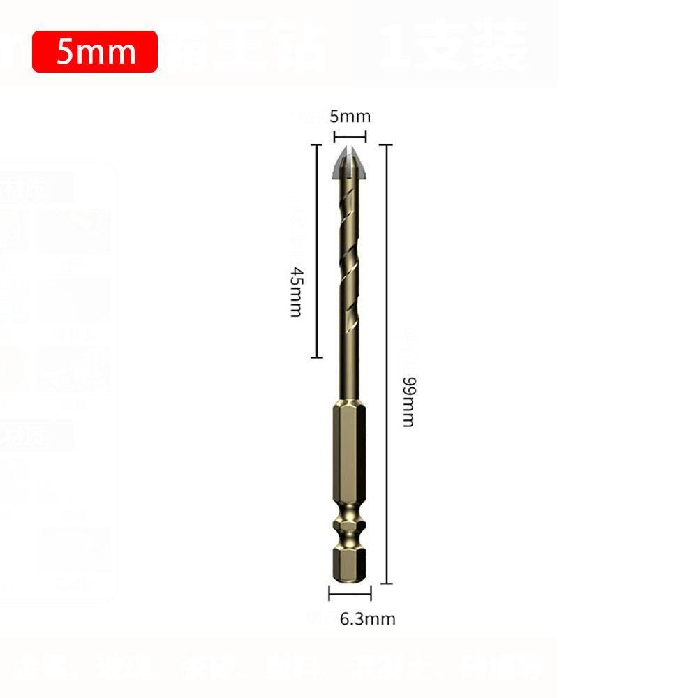 3-12 мм крестообразное шестигранное сверло для плитки, открывалка для плитки, сверло-коронка, сплав, четырехгранное сверло для стекла, металла, керамики, бетона