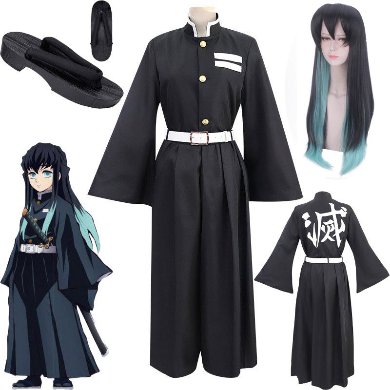 Exquisite Demon Slayer Kimetsu No Yaiba Mist Pillar Tokito Muichiro Cosplay Costume