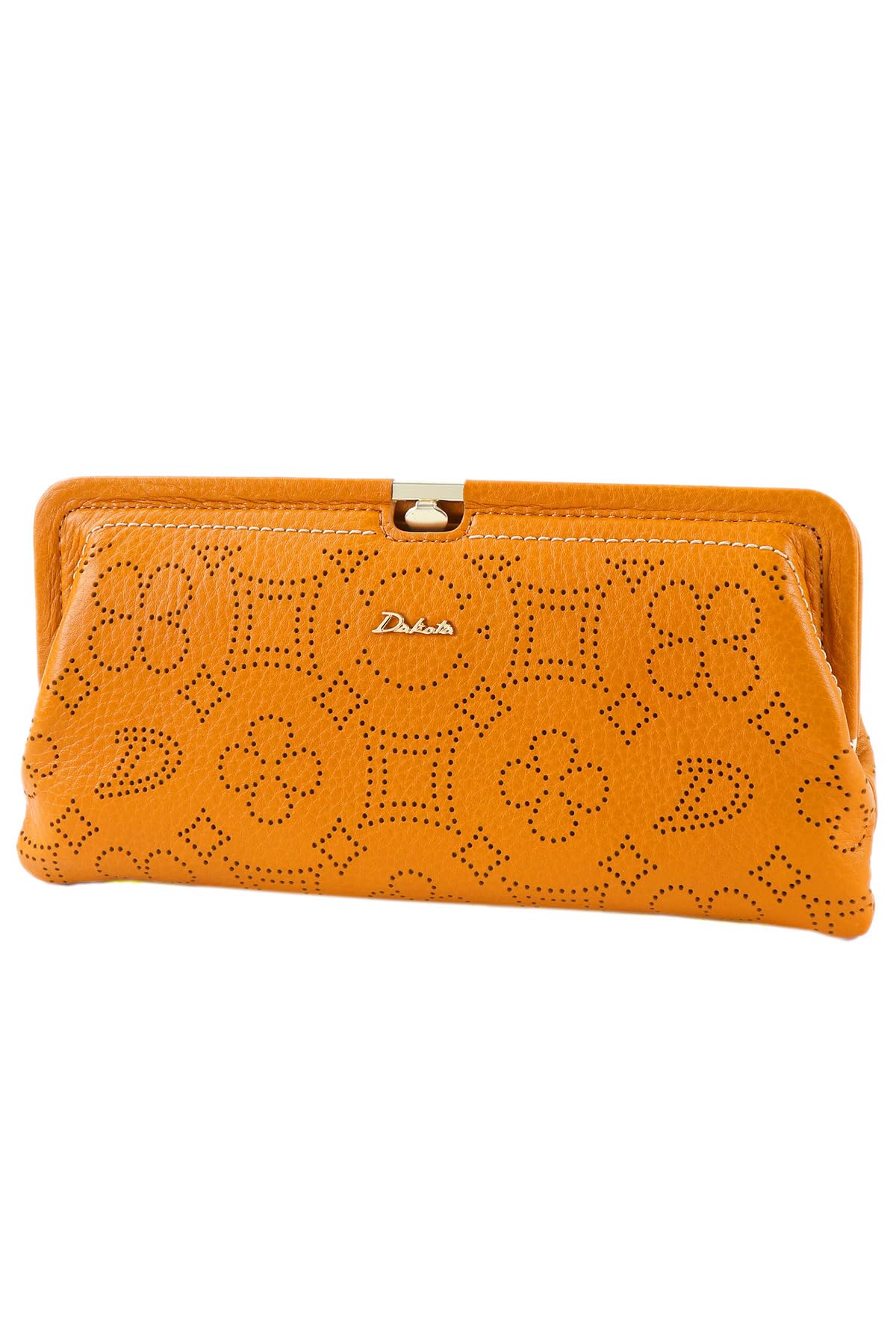

Clasp Long Wallet Genuine Leather Mustard [Dakota] Women s DA-31405-53 гірчичний