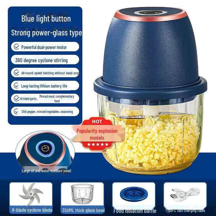 Elektrischer Knoblauchschneider & Presse