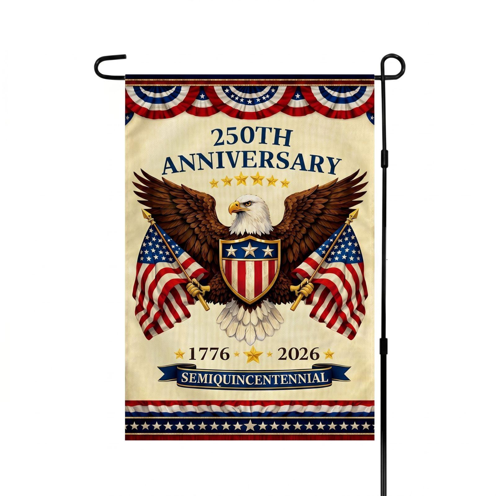 

1pc Polyester Triple Layer Flag Double Sided Print Durable Design Suitable for Outdoor and Indoor Display with Light Blocking Layer One Size
