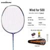 Wind Blade 500 Carbon Fiber Badminton Racket, Speed Offensive 5U, Unisex Professional.