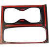 Korlot Carbon Fiber Center Console Gear Shift Cupholder Panel Cover Trim for Nissan Frontier 2022-2026