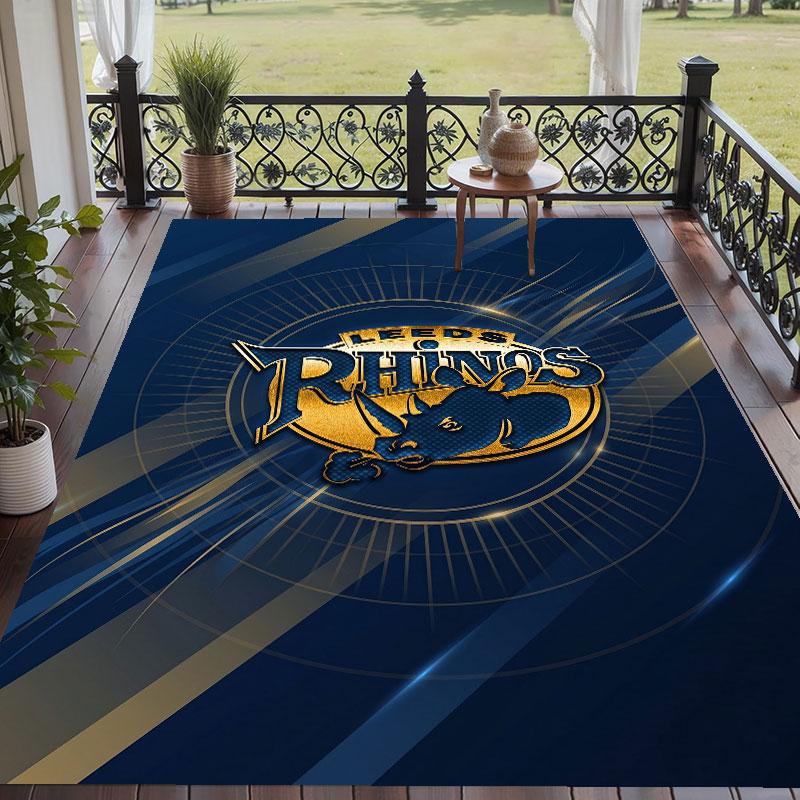 Μαλακό Χαλί Δαπέδου Μοτίβο Leeds Rhinos Χαλί Περιοχής Διακοσμητικό Πατάκι Για Διακόσμηση Δωματίου Σπιτιού
