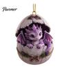 Decorative Hanging Ornament for Home Baby Dragon And Egg Christmas Ornament, 2D Flat Acrylic Tree Lightweight Wall Decor Decoration, Fantasy