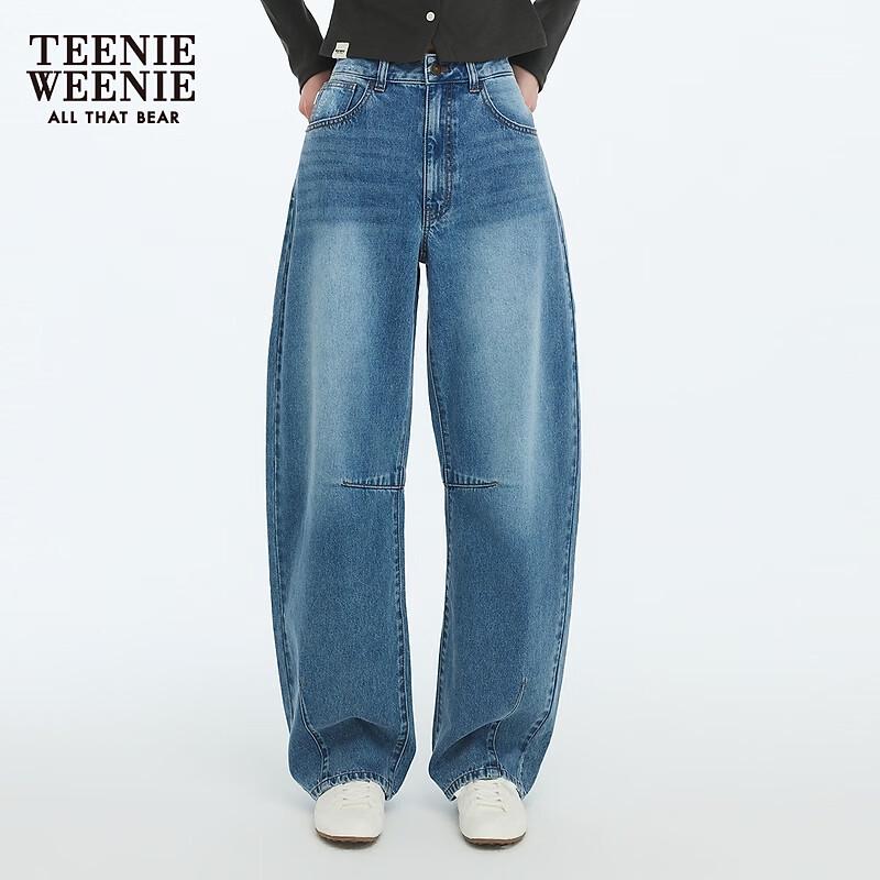 Teenie Weenie Women's Cartoon Bear Denim Pants