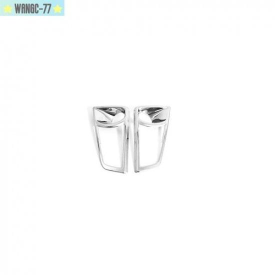 Car Accessory Chrome Front Fog Light Lamp Cover Trim For Toyota Hiace -