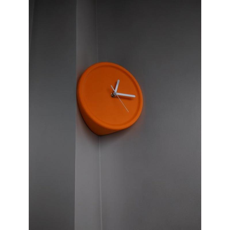 Minimalist Corner Wall Clock 20cm Diameter 3D Illusion Art Clock Noiseless Battery Operated Decorative Wall Watch