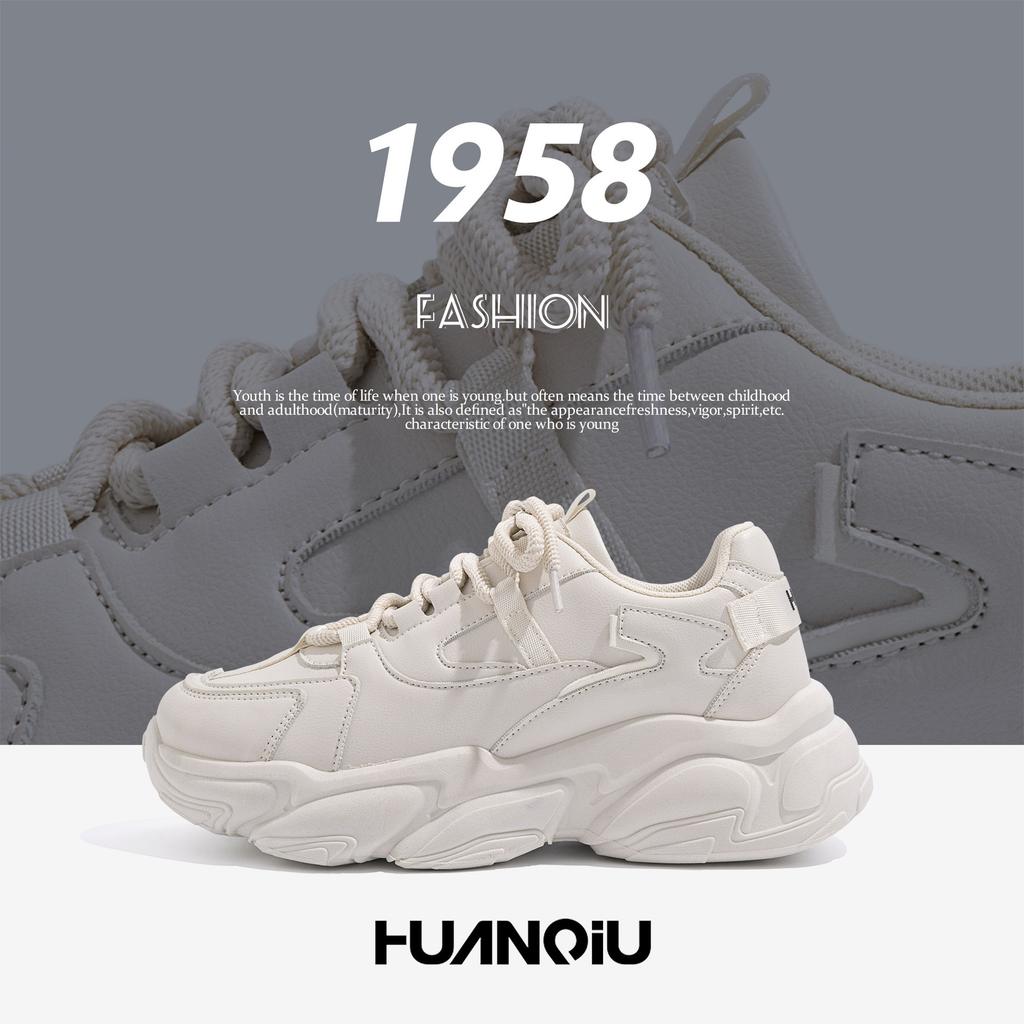 Global versatile platform dad shoes trendy casual men's shoes summer white low-top sports shoes men's ZHQ1176