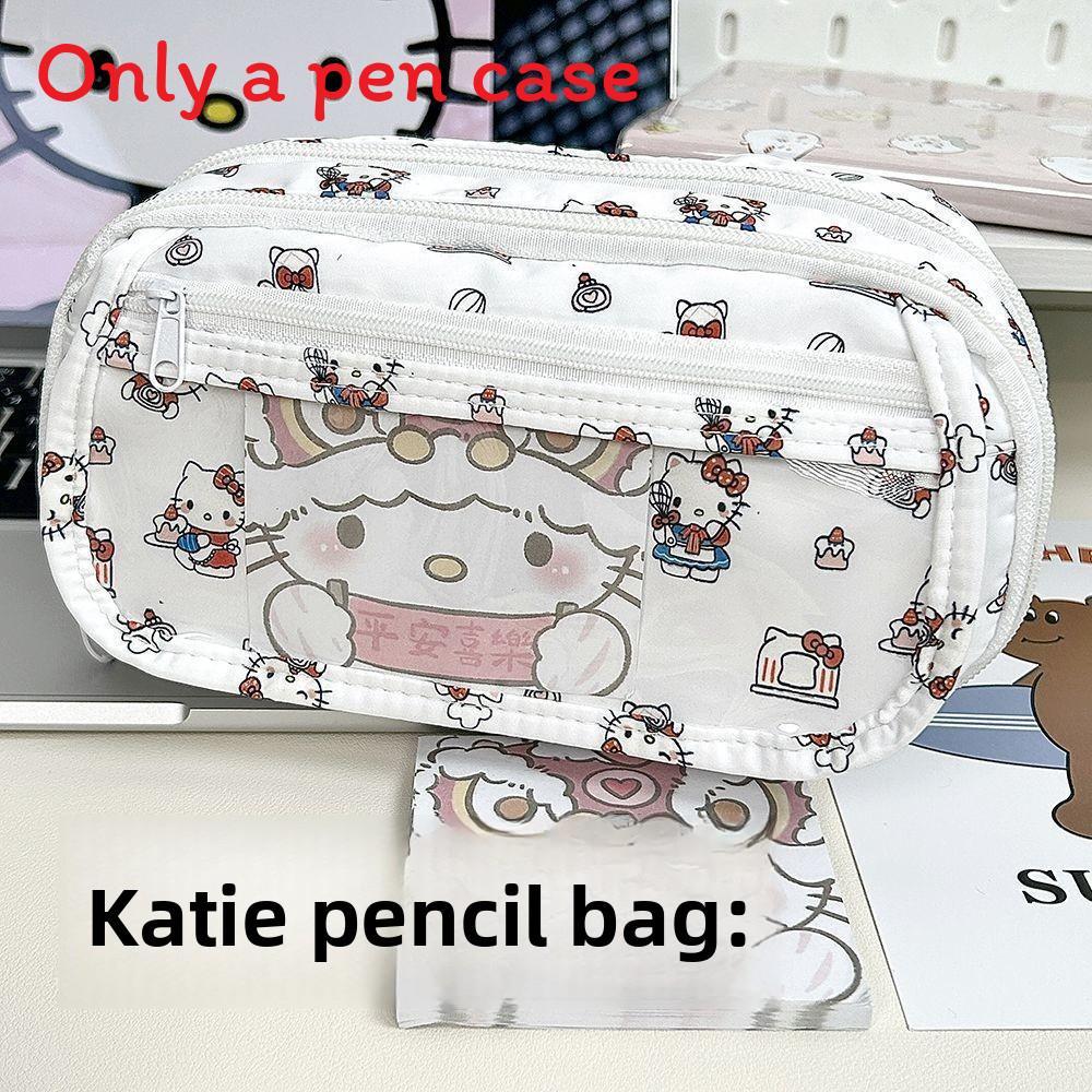 Hello Kitty Kinder Cartoon Etui Mit Mehrschichtiger Aufbewahrung Für Schüler Und Schulbedarf