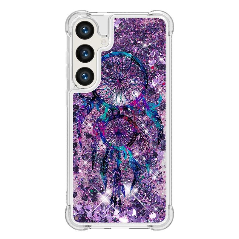 S24 Fe Case On For Funda Samsung Galaxy S24 FE Cover Glitter Dynamic Liquid Case For Samsung S 24 Ultra S24+ S24FE Cases Coque