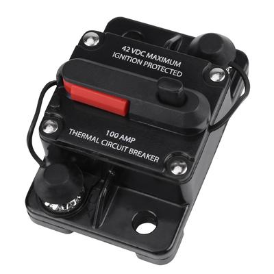 Interruttore automatico in linea per autoradio DC12V42V con ripristino manuale(100A)