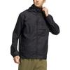 adidas Veste de protection solaire à manches longues et à capuche pour homme Noir HN4535